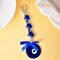 Evil Eye Hanging Decoration Tortoise Turtle Evil Eye Decor for Living Room Home Office Car Hanging Turkish Nazar Amulet Door Wall Hanging Ornament - Good Luck Pendant Charm Gift (7.5 Inch)